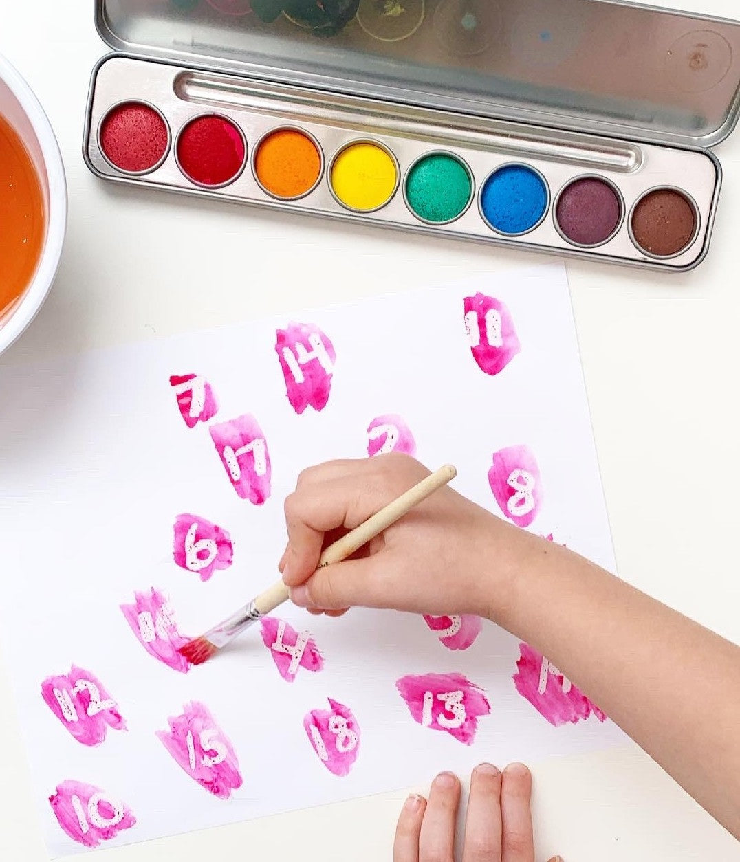 Watercolour Resist Learning