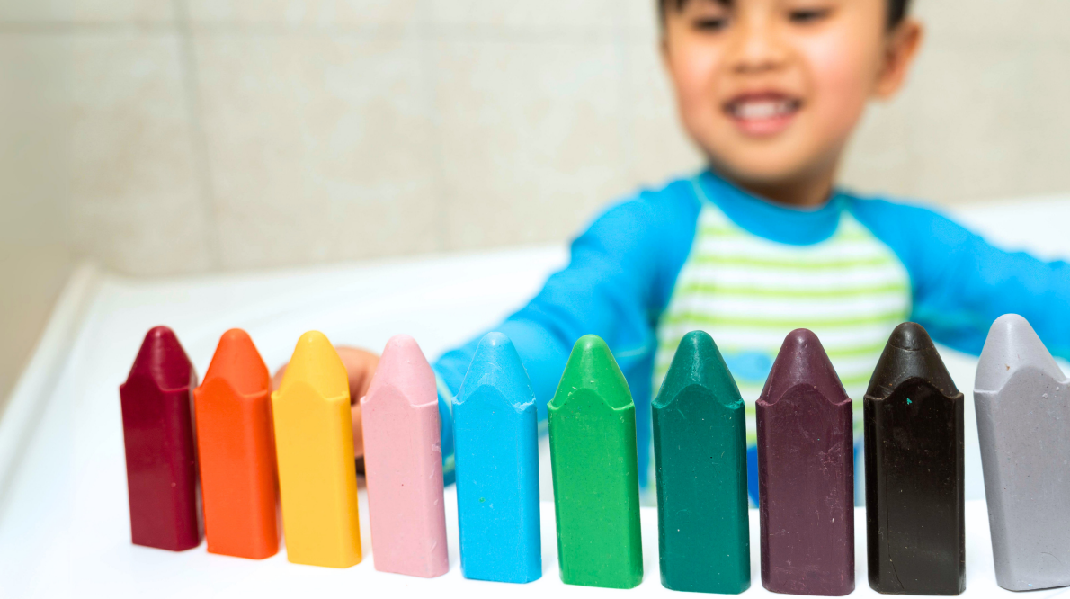 Introducing Honeysticks Bath Crayon Triangles! 🛁