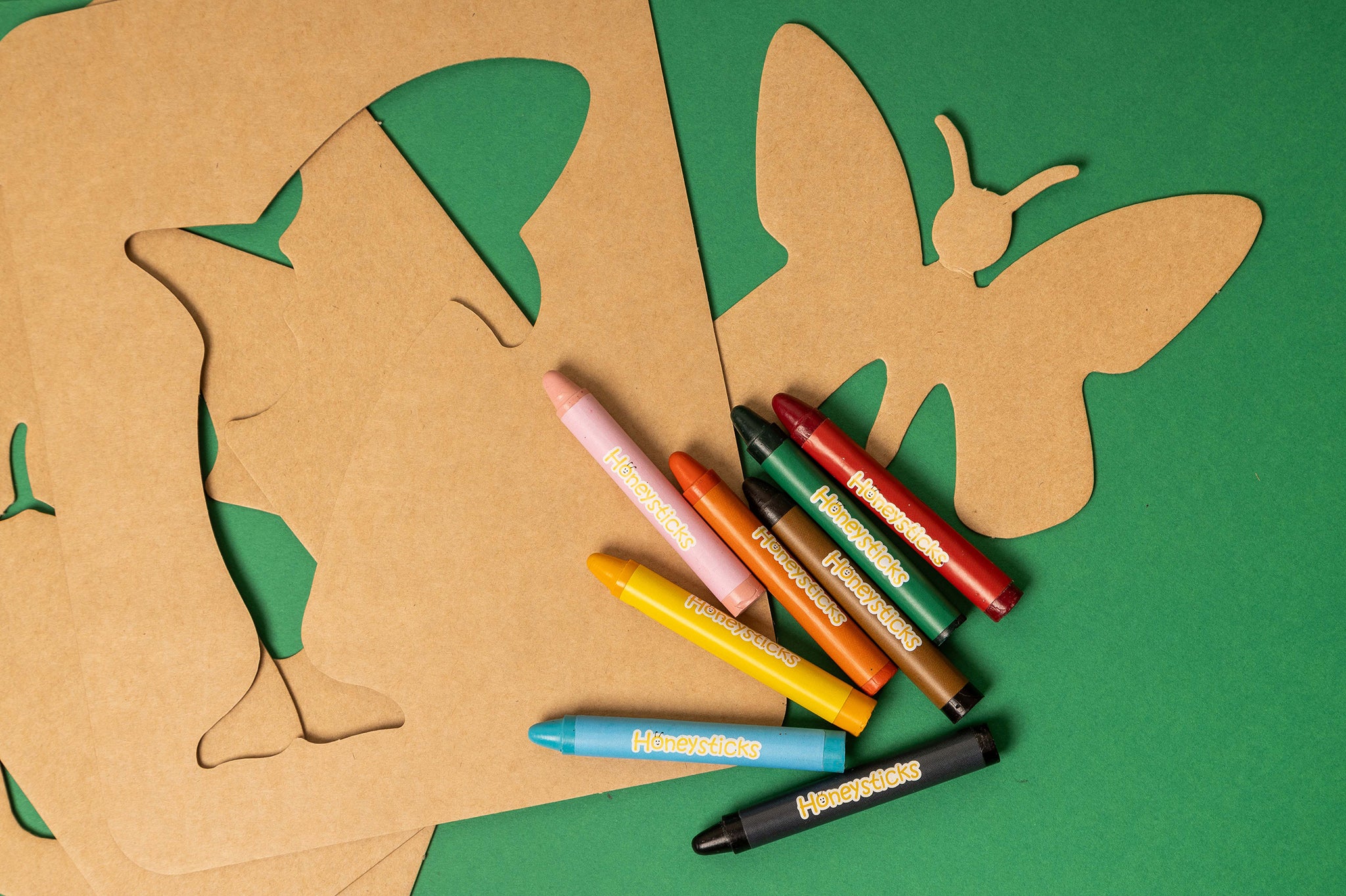 Jumbo Stencils and Crayons Activity Set