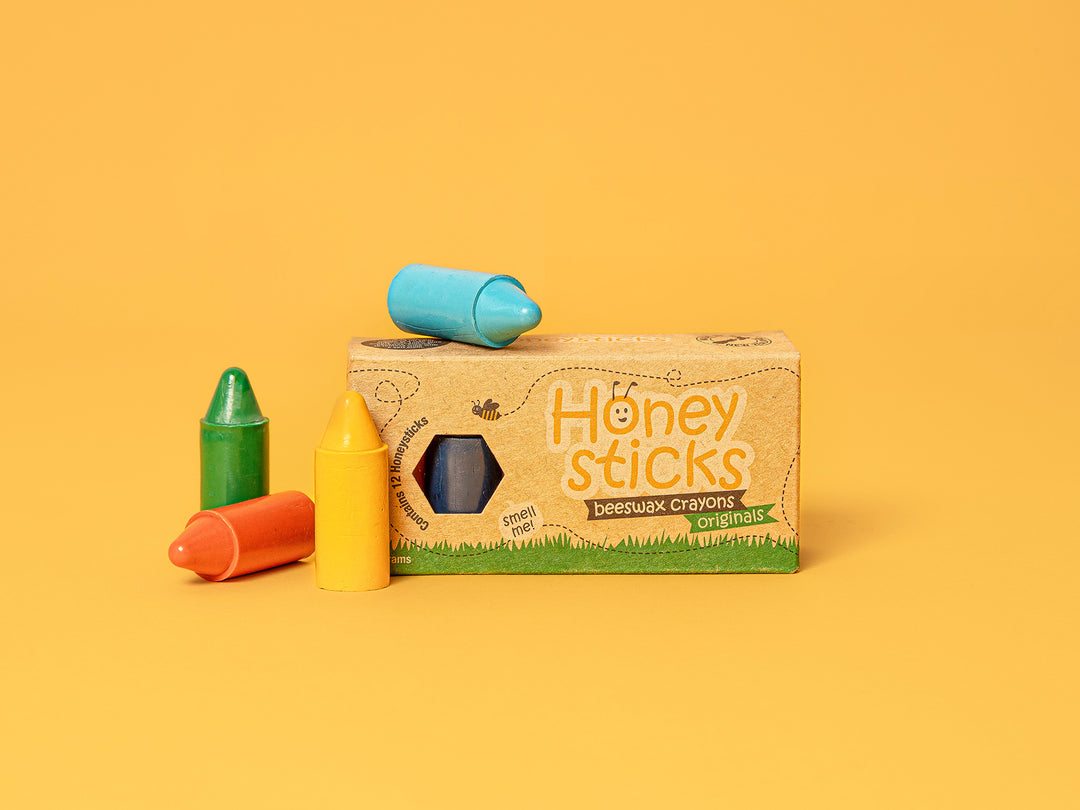 Honeysticks Originals Beeswax Natural Crayons Crayons for Toddlers Honeysticks NZ