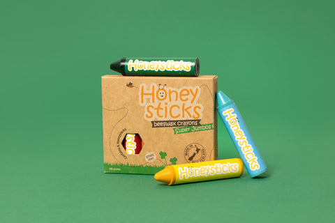 Honeysticks Jumbos, Beeswax Crayons Australia