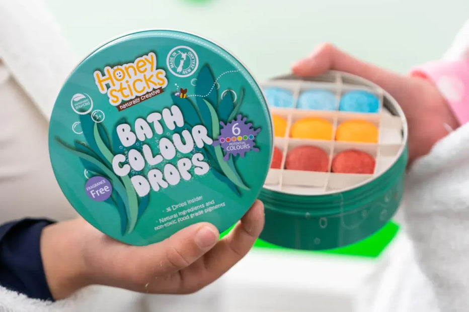 Honeysticks Bath Drops | Bath Colour Drops | Bath Fizzers New Zealand ...